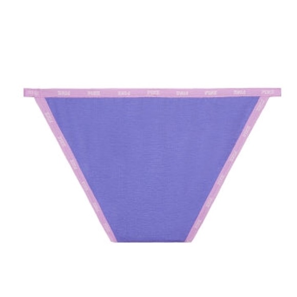 New Victoria’s Secret PINK Mini Logo String Bikini Panties - Medium - Picture 2 of 3